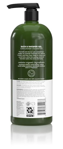 Vista 2 de Avalon Organics, gel de baño y ducha
