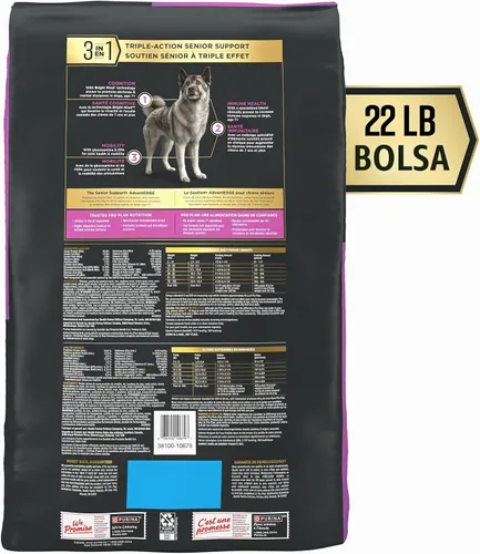 Vista 2 de Purina Pro Plan AdvantEDGE - Alimento seco para perros Senior Support 7+