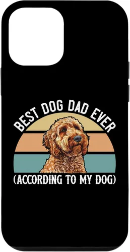 Vista 16 de Best Dog Dad Ever According to My Goldendoodle Funny Doodle Case for iPhone 17