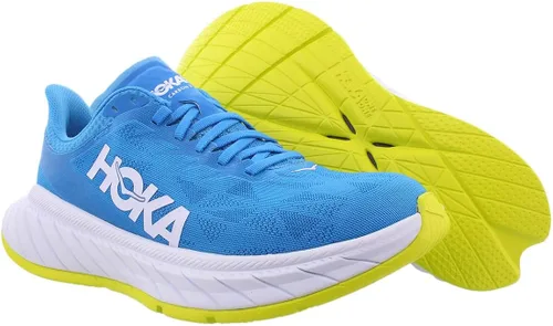 Vista 2 de HOKA ONE Carbon X 2 - Zapatos para mujer coral intensoiris negro Coral calienteIris negro