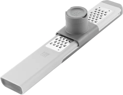 Vista 12 de ZWILLING Z-Cut Tower - Rallador multifuncional de caja, tecnología de rejilla más rápida, rallador de queso, rallador de ajo, rebanador, rallador