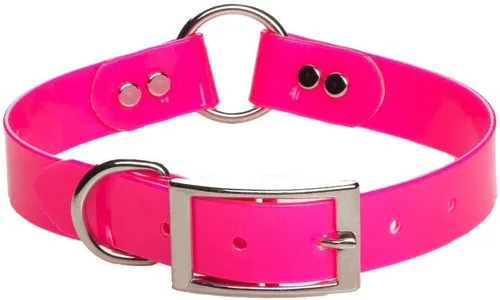 Vista 4 de Mendota Pet Collar sintético de biothane, collar de seguridad con anillo de ceter, fabricado en los Estados Unidos, impermeable, resistente al olor