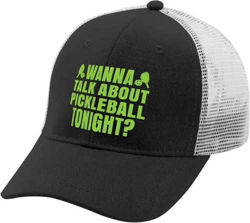 Vista 2 de Dad Hats Wanna Talk About Pickleball Tonight Baseball Caps for Men Graphic Dad Hat Adjustable