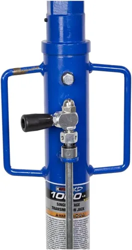 Vista 3 de K Tool International XD63502 Gato de transmisión de una sola etapa bajo el alzamiento de una sola etapa para garajes, talleres de reparación