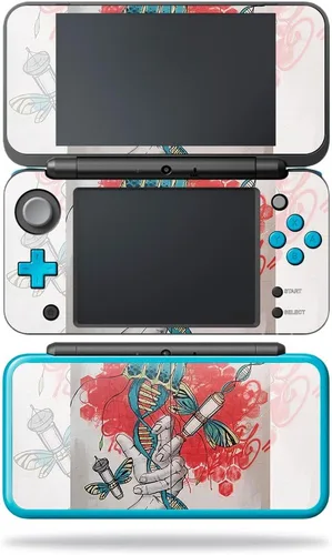 Vista 13 de MightySkins Skin compatible con Nintendo 2DS XL - Negro abstracto Funda protectora de vinilo duradera y única Fácil de aplicar, quitar y cambiar