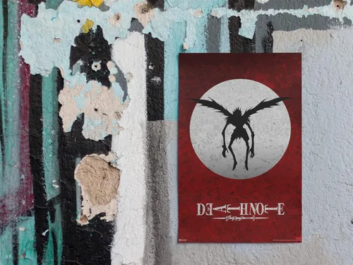 Vista 6 de Póster de Death Note - Impresión artística de anime genial para decoración de habitación de adolescentes y niños, serie manga estética Ryuk moderna