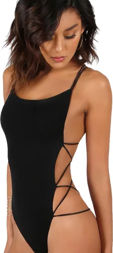 Vista 3 de Verdusa - Body sin mangas con espalda descubierta cuello redondo y tirantes