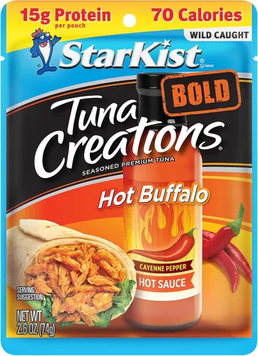 Vista 54 de StarKist Tuna Creations Ginger Sesame - Sabor de jengibre y sésamo para atún 14g Protein Per Serving, Wild Caught, Shelf Stable Seafood, Gluten
