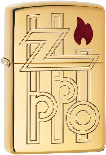 Vista 16 de Zippo Encendedor de bolsillo con diseño de patrón de 540 colores que brilla en la oscuridad Logotipo de 540 colores que brillan en la oscuridad