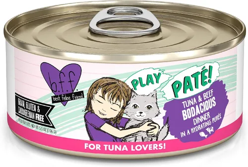 Vista 12 de Weruva B.F.F. Play - Best Feline Friend Paté Lovers, Aw Yeah!, T.T.Y.L. de atún y pavo con atún y pavo, lata de 2.8 onzas (paquete de 12)