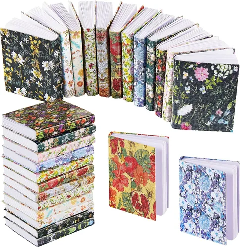 Vista 7 de Skylety 24 piezas de libros en miniatura para casa de muñecas a escala 1:12, libros variados para casa de muñecas en miniatura, accesorios para casa