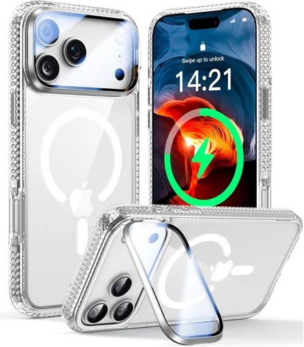 Vista 51 de VOFATA [Protección Completa Mejorada de la Cámara] para Funda iPhone Air con Cubierta de Cámara con Soporte [Compatible con MagSafe][Protección