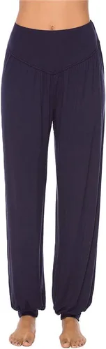 Vista 7 de Pantalones de algodón modal para mujer de AvaCostume, pantalones suaves para practicar yoga o deportes.