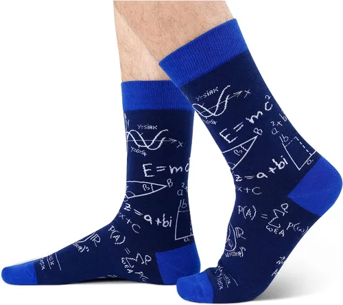 Vista 2 de HAPPYPOP Funny Math Socks for Men - Math Gifts for Teachers & Lovers