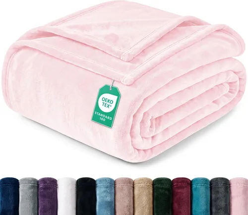 Vista 19 de Utopia Bedding Manta de forro polar negro, tamaño individual, ligera, mullida, suave, antiestática de microfibra (60 x 80 pulgadas) Lightweight