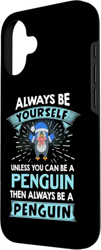 Vista 2 de iPhone 16 Penguin Shirt for Kids Boys Case