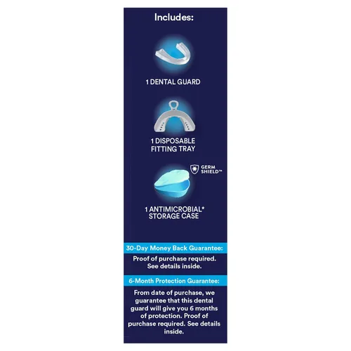 Vista 14 de DenTek Protector dental de ajuste profesional, protector bucal para rechinar dientes por la noche, 1 unidad FDA-Cleared, Mouth Guard for Grinding