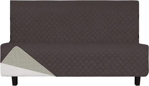 Vista 182 de Easy-Going - Funda reversible para sofá, resistente al agua, con varillas de espuma y correas elásticas, protector de muebles para mascotas y perros