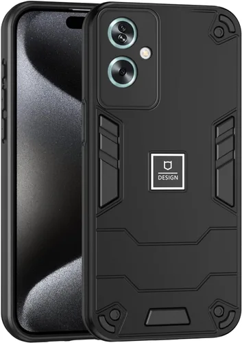 Vista 240 de Funda compatible con Redmi A1, compatible con Redmi A2 2 en 1 [PC dura + TPU], funda de teléfono negra
