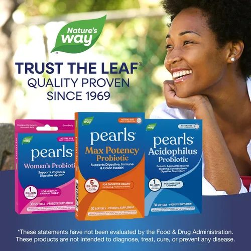 Vista 7 de Perlas de probióticos enzimáticos Probiotic Pearls Max Pontency. 5 mil millones de cultivos activos con triple capa avanzada, 30 unidades Daily