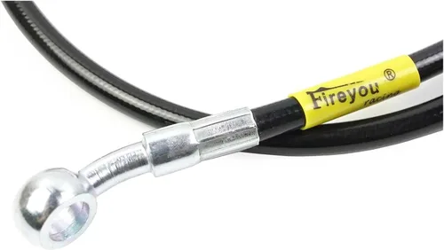 Vista 7 de 270-2400 AN3 1/8 pulgadas 28 grados M10 línea de freno hidráulico para motocicleta manguera de aceite de acero inoxidable trenzado para ATV