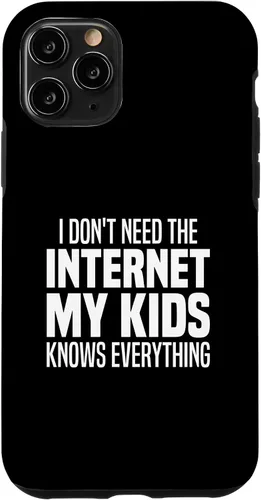 Vista 29 de I Don't Need The Internet My Kids Knows Everything - Parents Case for iPhone 17