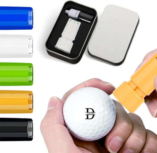 Vista 10 de Drawelry Marcadores de sello de pelota de golf con nombre personalizado, sello de pelota de golf autoentintado, reutilizable, impermeable