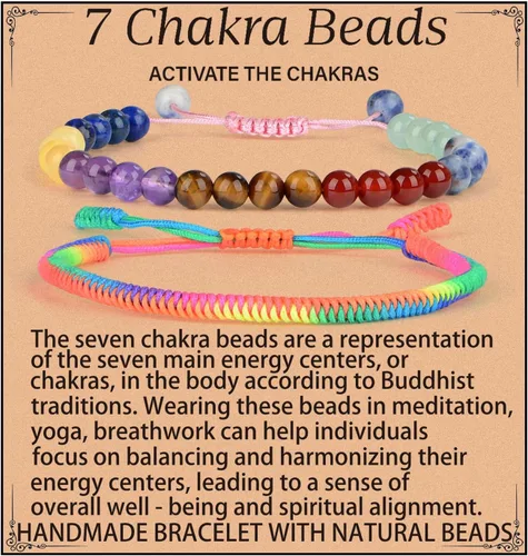 Vista 61 de LPBeads Pulsera de piedra natural hecha a mano de tamaño ajustable