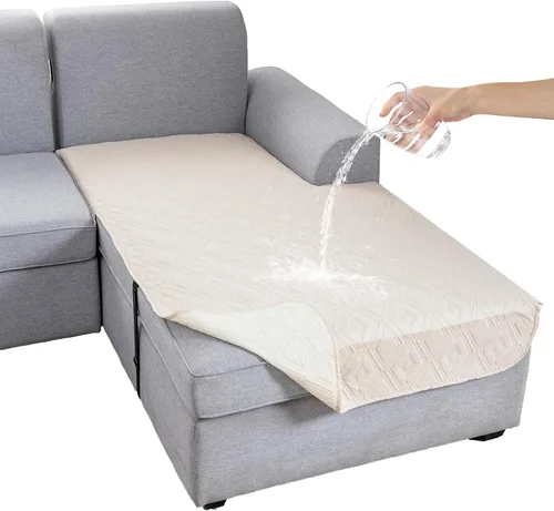Vista 38 de Genina Juego de 2 Fundas de Reposabrazos para Sofá 100% Impermeables, Fundas para Reposabrazos de Sofá, Sillón, Protectores Antideslizantes