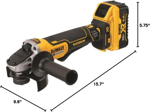 Vista 6 de KIT DE AMOLADORA DE 4.5IN SIN CEPILLO 20V XR