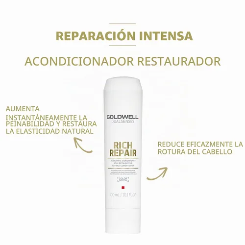Vista 2 de Goldwell Dualsenses Rich Repair Acondicionador Restaurador 300mL