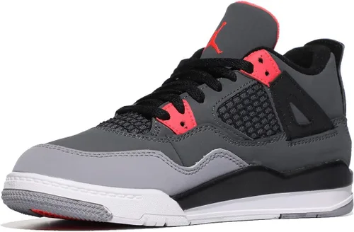 Vista 8 de Nike Jordan 4 Retro - Tenis para hombre, talla Beige/Rojo/Verde