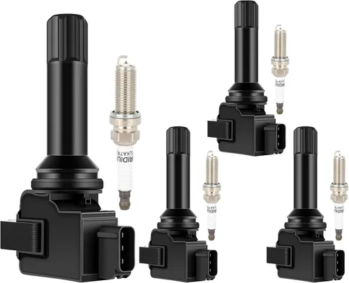 Vista 4 de Bobinas de la bobina de ignición y bujías UF664 del iridio para Subaru Forester 2.5L H4