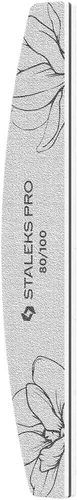 Vista 3 de STALEKS PRO Expert 40 limas de uñas Crescent, grano 80/80, 25
