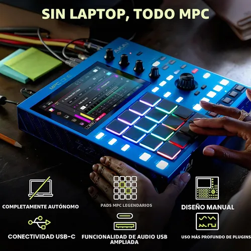 Vista 2 de Akai Professional MPC One G2 Next-Generation Standalone Production Center