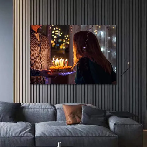 Vista 4 de SIGNFORD Papel de pared personalizado pequeño autoadhesivo mural de pared personalizado con fotos de fiesta, decoración de pared extraíble