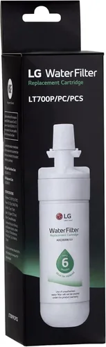 Vista 8 de LG LT700P - Filtro de agua de repuesto para refrigerador de 6 meses / 200 galones (NSF42 y NSF53) ADQ36006101, ADQ36006113, ADQ75795103