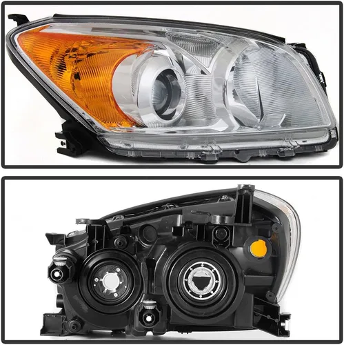 Vista 2 de ACANII - Faros de proyector para Toyota RAV4 RAV-4 2009 2010 2011 2012, lámparas para lado del conductor y del pasajero