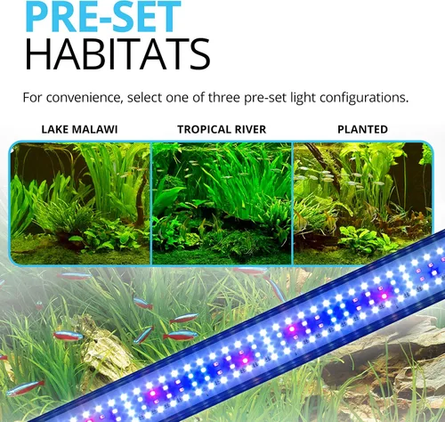 Vista 5 de Fluval Plant 3.0 LED para acuario con plantas, iluminación de 22 vatios, 38-61 centímetros