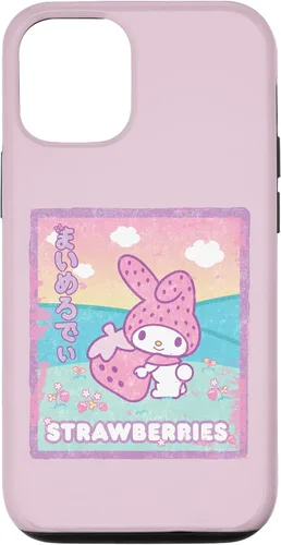 Vista 28 de Funda para iPhone 16 My Melody Strawberry Milk