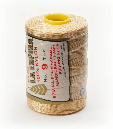 Vista 28 de N° 9 - 100% Cordón de Hilo de Nylon Omega para Tejer y Crochet - 01 Blanco