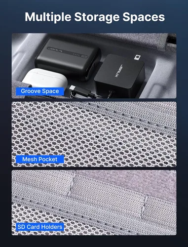 Vista 3 de JSAUX Funda de transporte compatible con la cubierta de vapor funda rígida protectora de transporte con adaptador de CA integrado almacenamiento