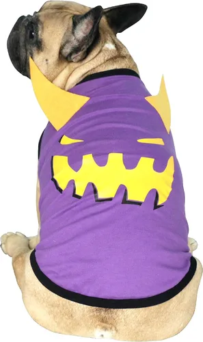 Vista 8 de iChoue Disfraz de bulldog francés de Halloween, alas de murciélago, araña Camisa de disfraz alas de murciélago