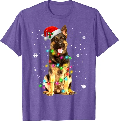 Vista 9 de Suéter de Navidad para perros de pastor alemán, suéter de Navidad para regalos de perros, Negro, S