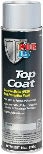 Vista 3 de Pintura en aerosol, color gris 16 POR-15 46618 de Top Coat