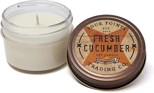 Vista 12 de I'm Your Huckleberry - Vela perfumada de soja para aromaterapia con tarro de 4 onzas Aromaterapia, con tarro