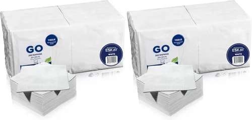 Vista 30 de Servilletas negras para bebidas, servilletas de papel desechables de 3 capas para bar, cóctel, bodas, cumpleaños, fabricadas en la UE, (20 unidades)