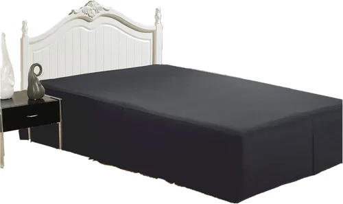 Vista 3 de Marina Decoration Falda de cama ultrasuave y sedosa de calidad de hotel para todas las estaciones, bolsillo profundo, caída de 16 pulgadas, rayón