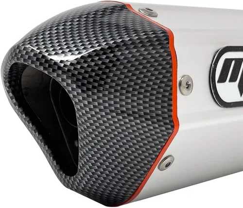 Vista 4 de MMG - Silenciador con sistema de escape, GY6 125cc/150cc, plateado metálico
