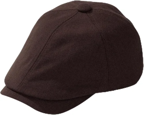 Vista 9 de Newsboy Gorras para hombre, 6 paneles, gorra plana para hombre, sombreros Negro